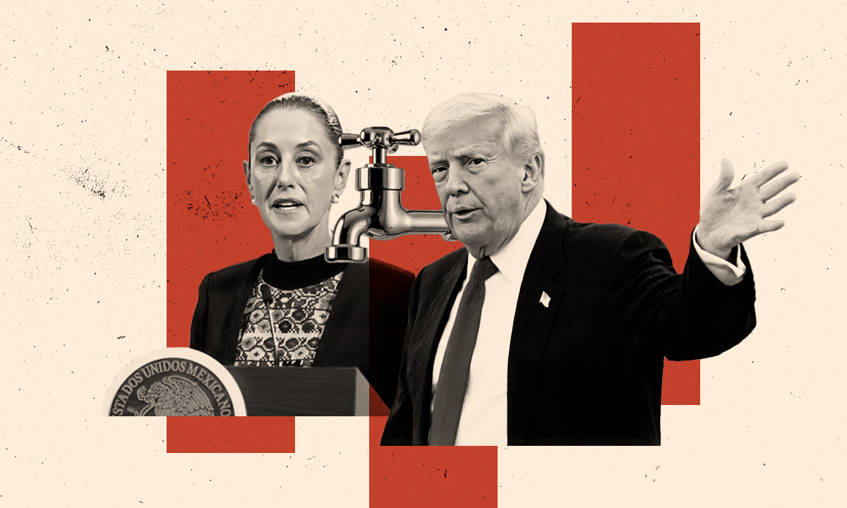 Crisis del agua reaviva tensiones: Donald Trump denuncia envío de agua sin tratar y Claudia Sheinbaum lo desmiente