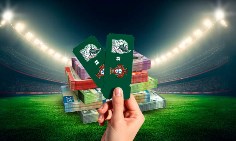 De 500 hasta 9,000 pesos; estos son los precios de los boletos para el México vs Portugal