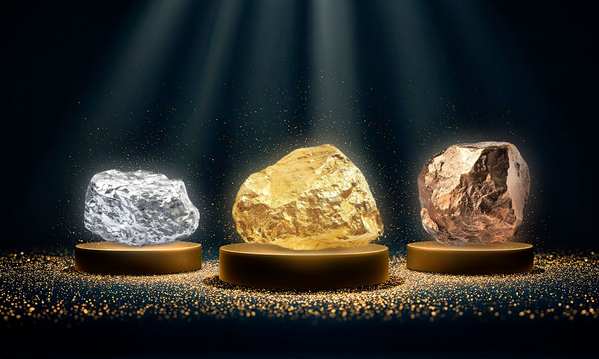 Triada de los metales lo hace de nuevo: oro, plata y cobre, en máximos por segundo día consecutivo
