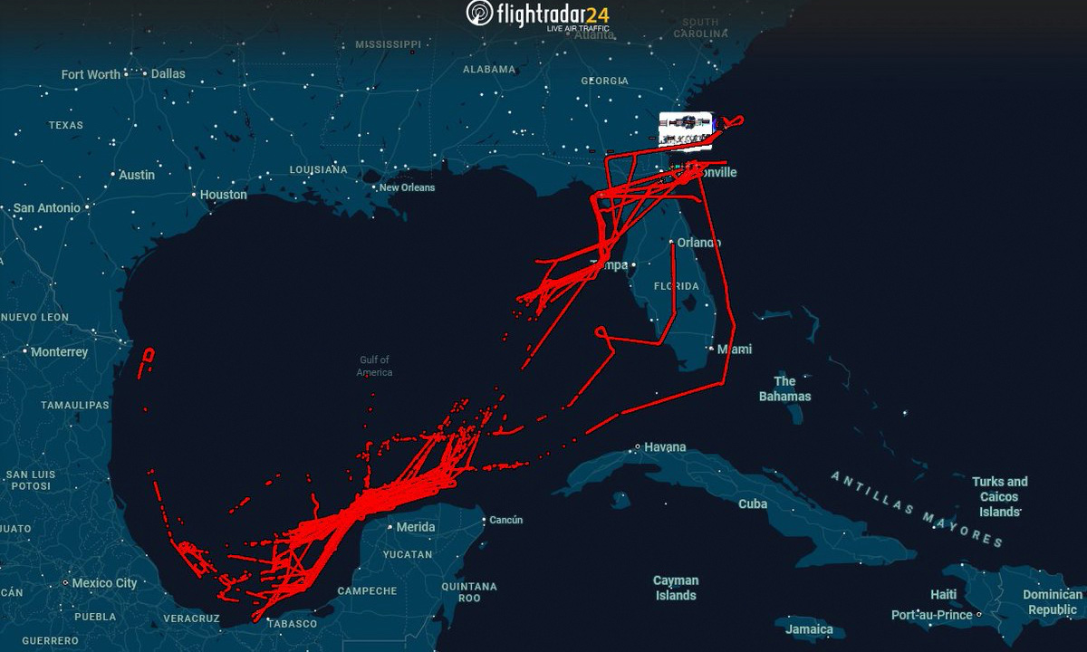 mapa de drones militares