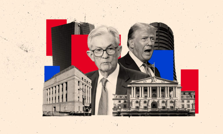 Banqueros centrales del mundo respaldan a Jerome Powell, de la Fed, en su conflicto con Donald Trump