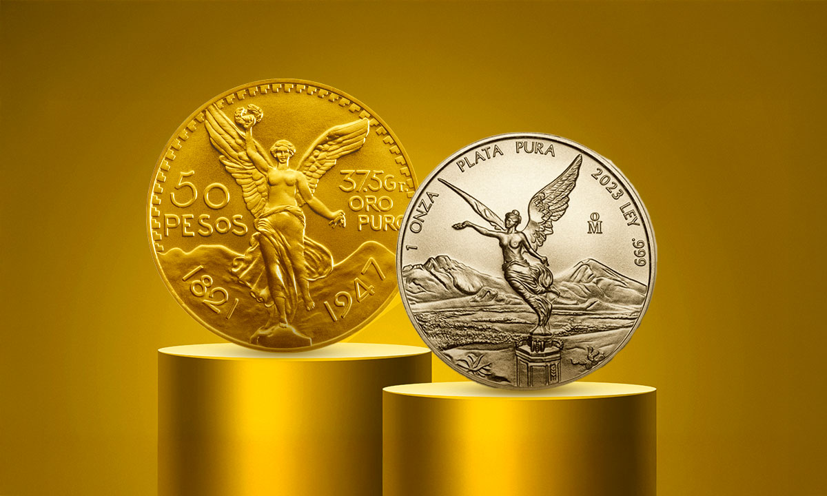 Banorte, BBVA y Banco Azteca: así varían los precios del centenario y la onza libertad