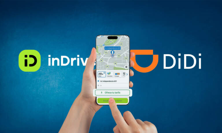InDrive y DiDi desafían a Uber con el modelo de negociar la tarifa del viaje