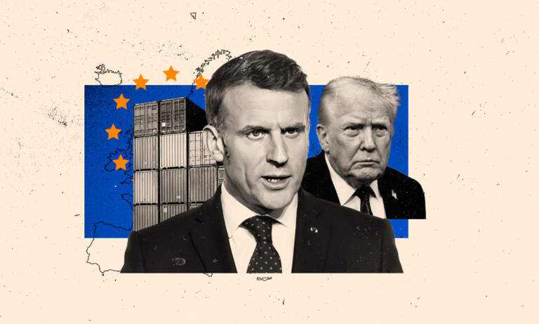 Emmanuel Macron confronta a Donald Trump y advierte una escalada comercial con Estados Unidos