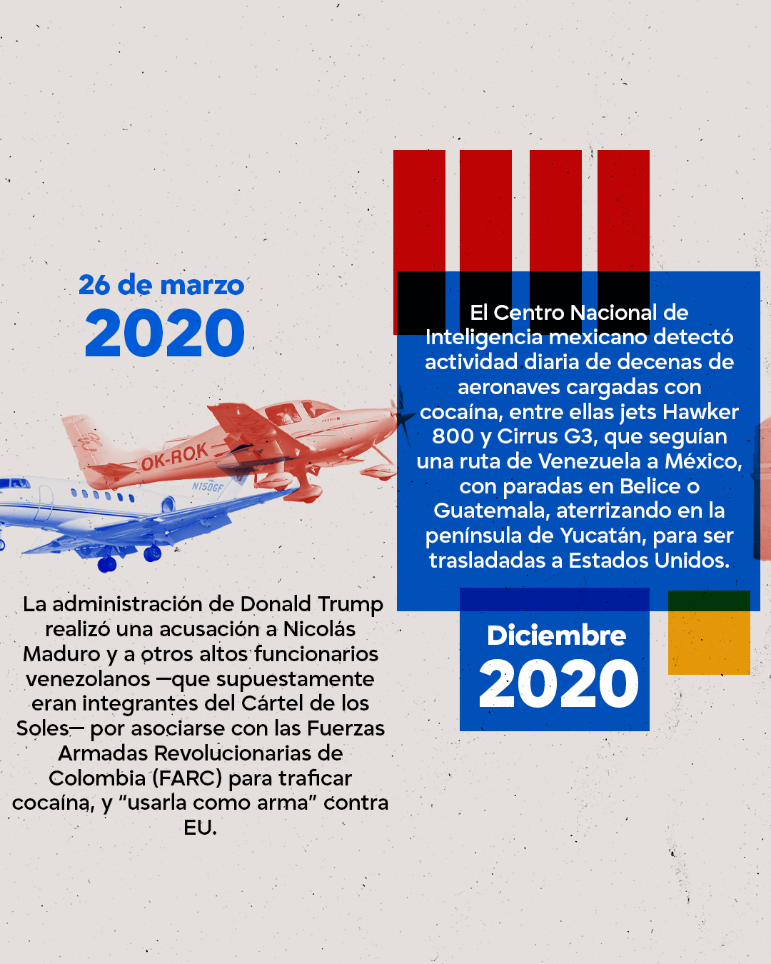 EU, con Trump como presidente, acusa Maduro y a otros funcionarios por conspirar para traficar cocaína en un acusación del 2020