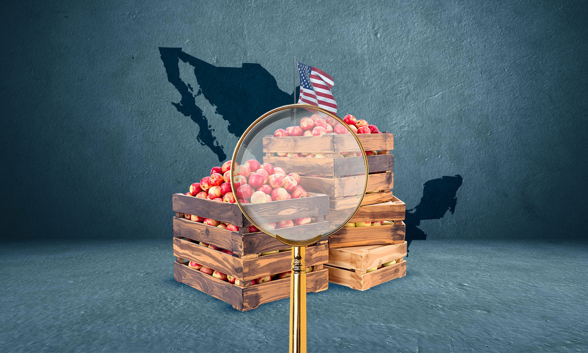 México acusa dumping en manzanas de Estados Unidos y podría imponer cuotas