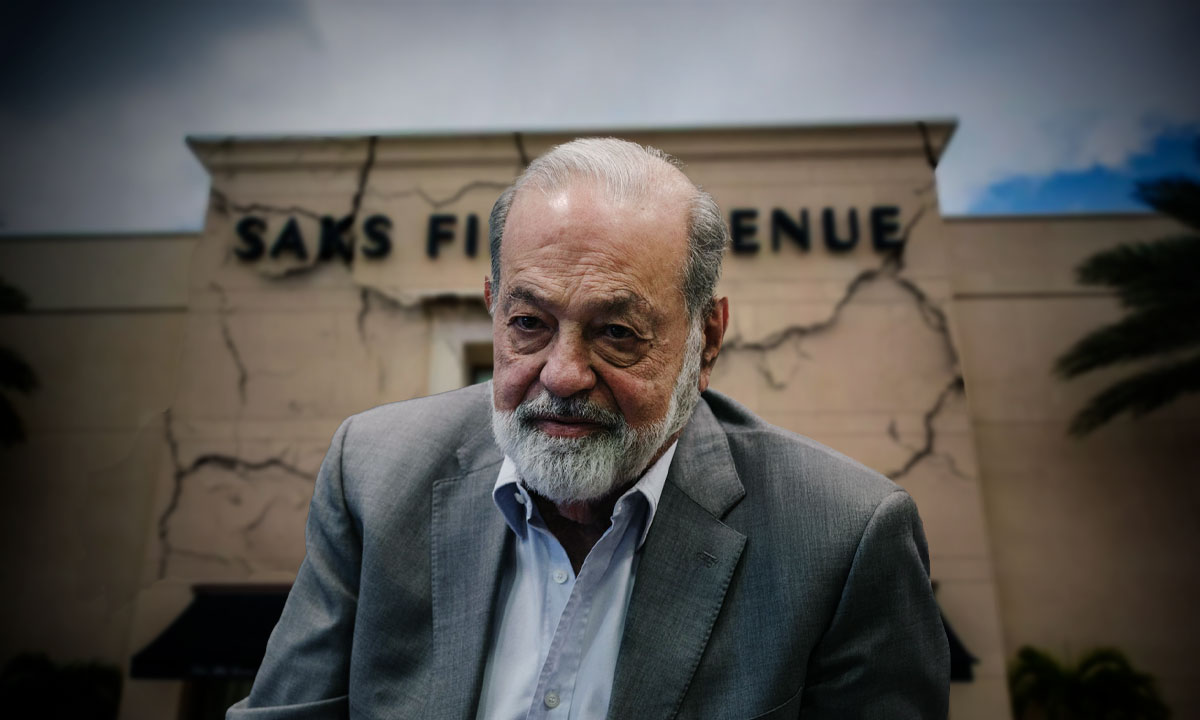 Saks se declara en quiebra en EU y revive el fallido negocio de lujo de Carlos Slim en México