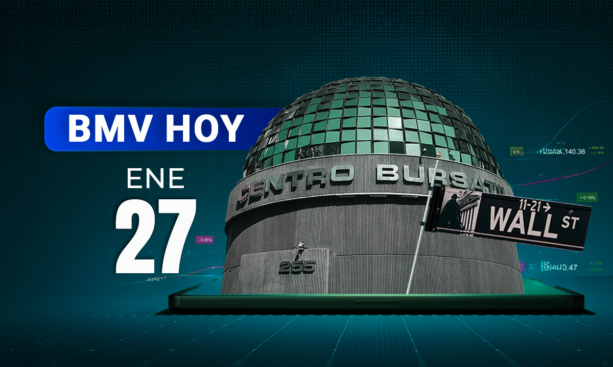 BMV ‘amanece’ en nuevos máximos; Wall Street opera mixto a la espera de reportes de Apple, Microsoft y Tesla