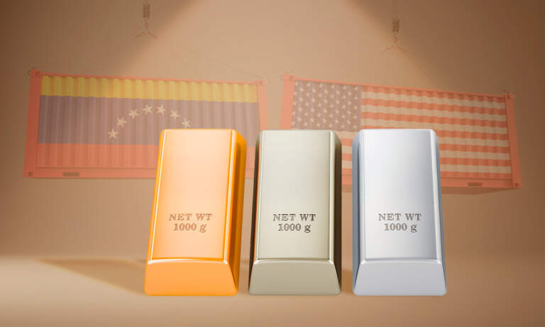 Plata, cobre y oro van al alza ante tensión por conflicto entre Venezuela y Estados Unidos