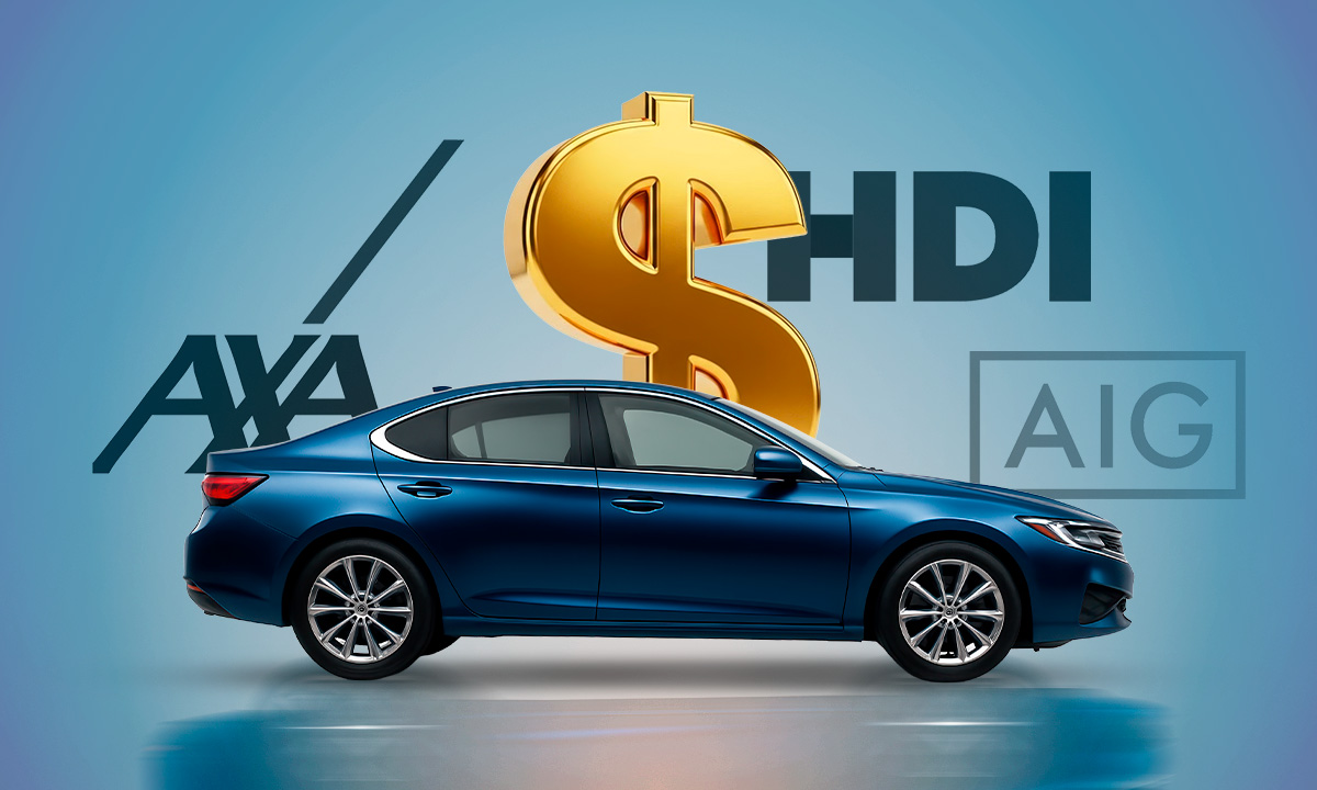 AXA, HDI y AIG encabezan la lista de los seguros de autos más caros en 2026