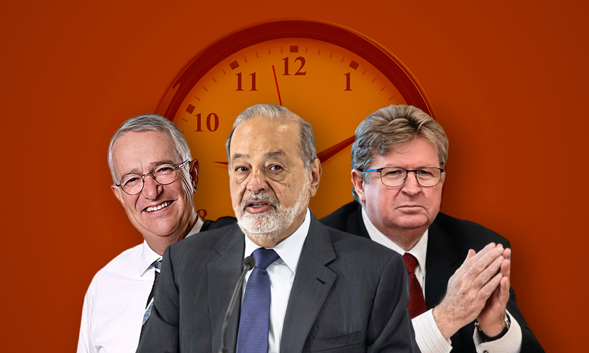 Este es el tiempo que tendrías que trabajar para alcanzar las fortunas de Carlos Slim y Germán Larrea