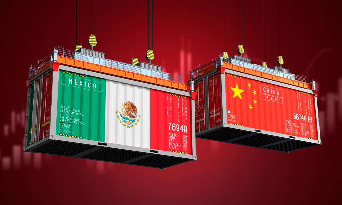 Déficit comercial de México con China alcanza récord de 123,053 mdd en 2025