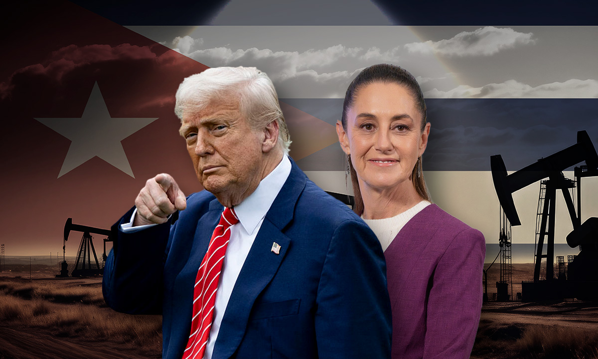 Trump revela que Sheinbaum detuvo envíos de petróleo a Cuba a petición suya