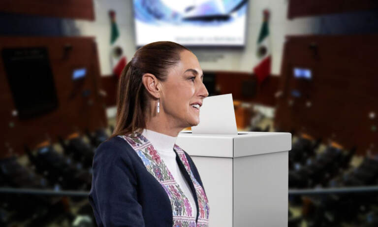 Claudia Sheinbaum presenta reforma electoral; elimina plurinominales en el Senado y el PREP