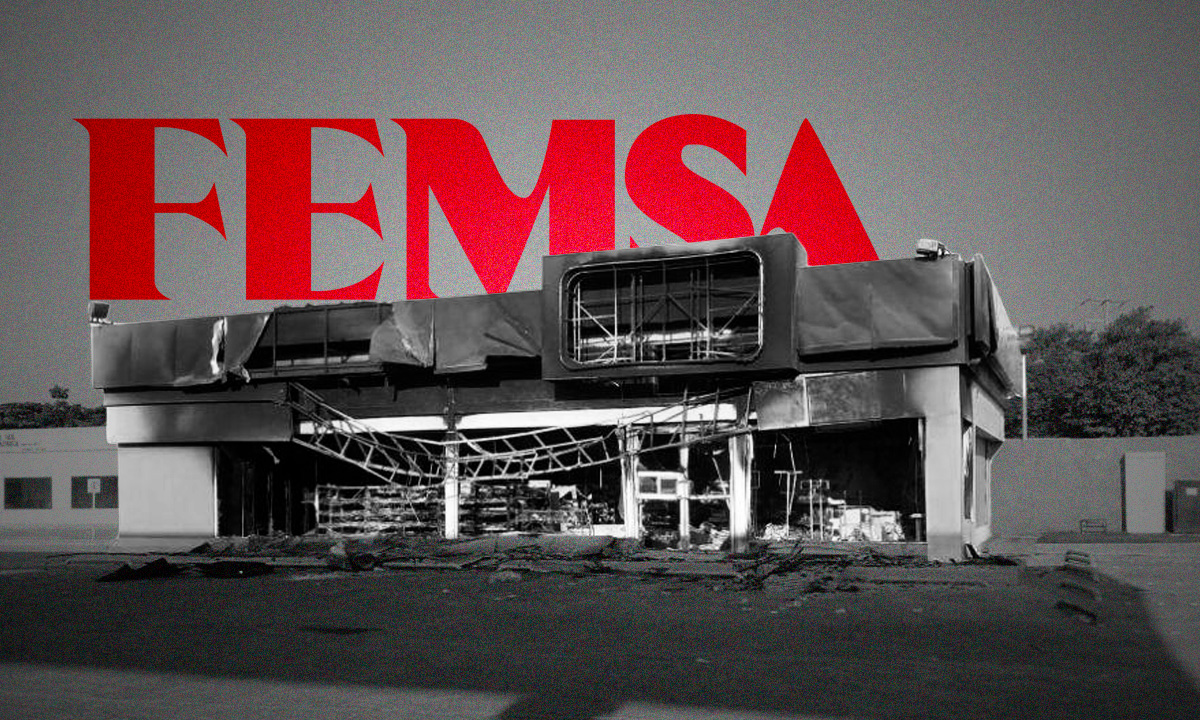 FEMSA reporta más de 200 incidentes en Oxxo tras violencia desatada por abatimiento de ‘El Mencho’