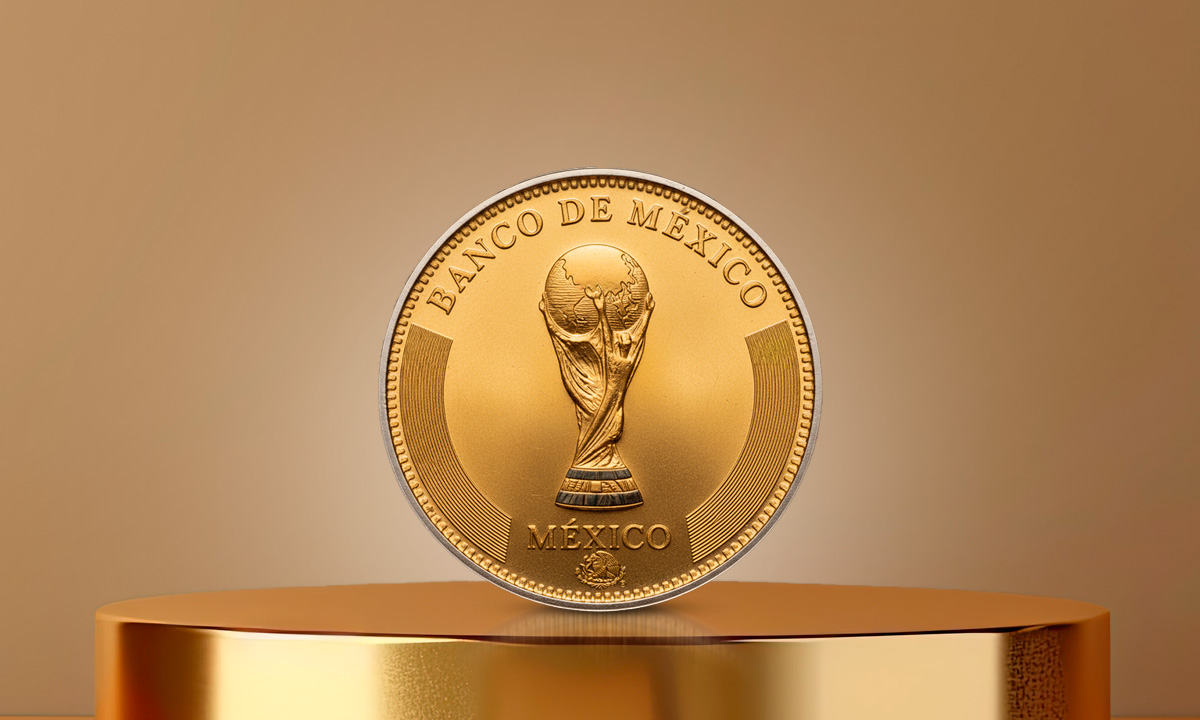 Mundial 2026: México alista monedas de oro y plata para coleccionistas e inversionistas
