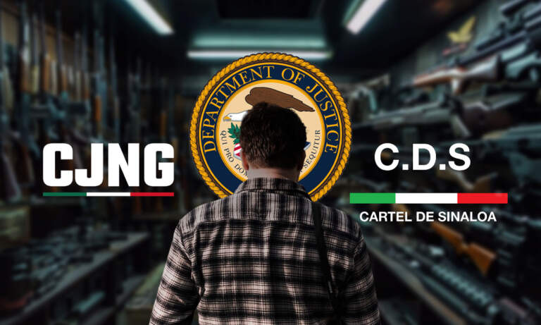 EU acusa a vendedor de armas por nexos con CJNG y Sinaloa; podría ir 20 años a prisión