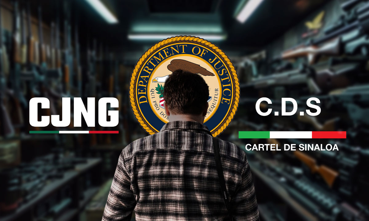 EU acusa a vendedor de armas por nexos con CJNG y Sinaloa; podría ir 20 años a prisión