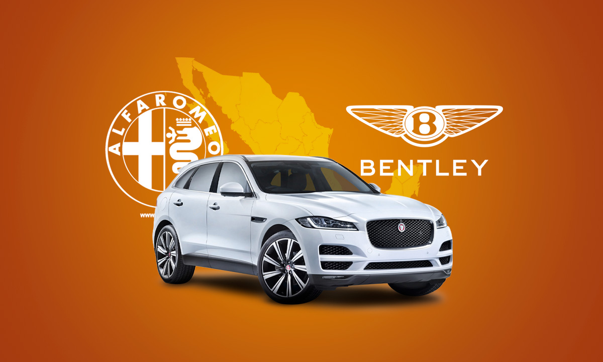 Jaguar, Bentley y Alfa Romeo, entre los autos menos vendidos en México en 2026