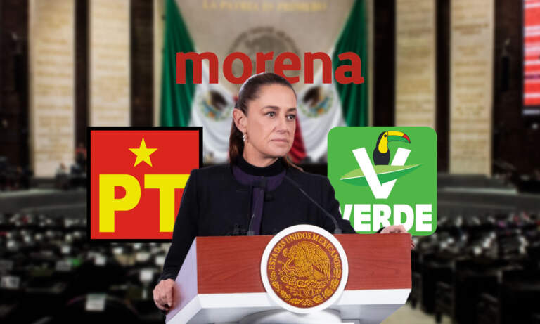 Diputados rechazan reforma electoral de Claudia Sheinbaum tras ruptura con PT y PVEM