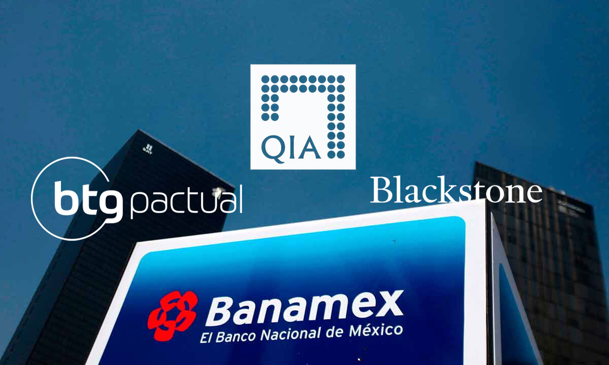 Blackstone, BTG Pactual y el fondo soberano de Catar: ¿en qué invierten los potenciales inversionistas de Banamex?