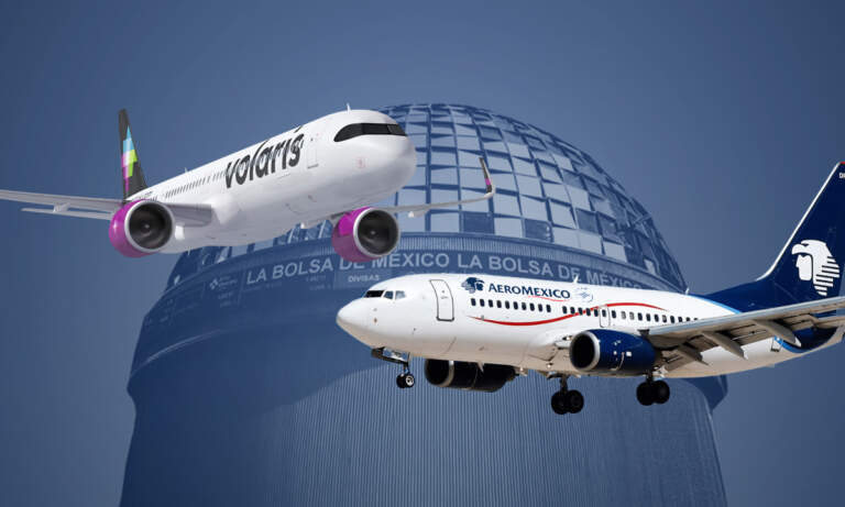 Aeroméxico y Volaris caen en la BMV con el petróleo por encima de los 100 dólares