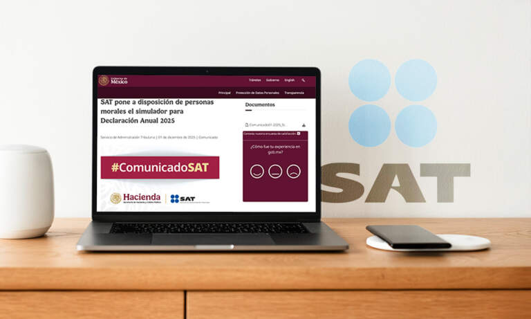 SAT habilita simulador de declaración anual 2025 para personas físicas