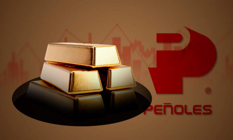 Oro cae a su nivel más bajo del año y arrastra a las acciones de Peñoles en la BMV