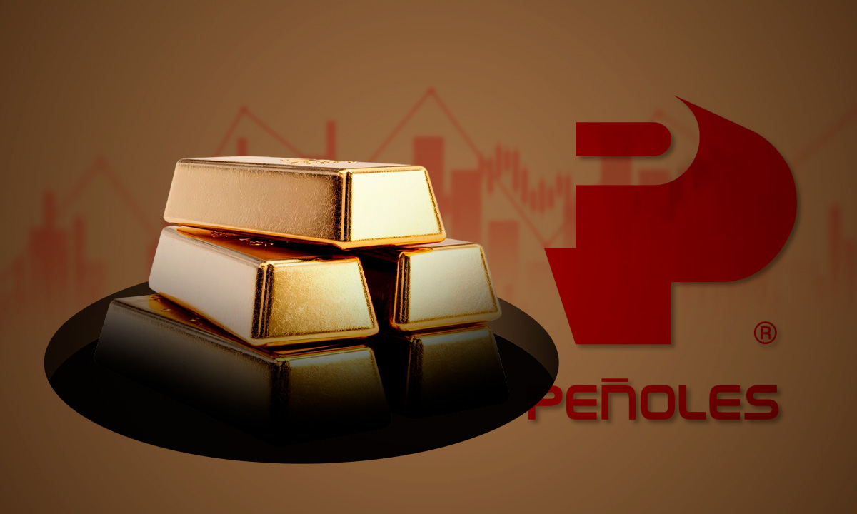 Oro cae a su nivel más bajo del año y arrastra a las acciones de Peñoles en la BMV