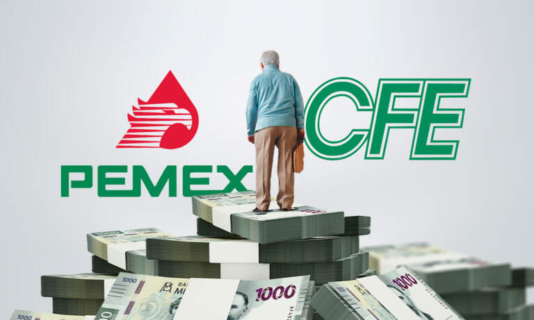Pago por pensiones de Pemex y CFE asciende casi a 2 billones de pesos
