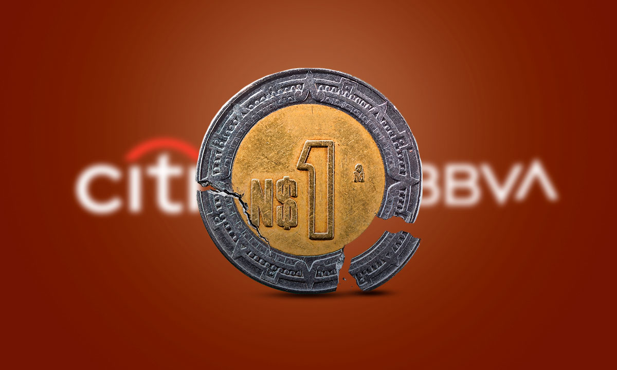 Peso mexicano se debilitaría hacia el cierre de 2026: dólar superaría las 18 unidades, prevén Citi y BBVA