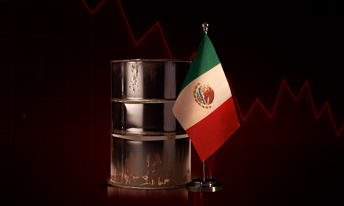 Petróleo mexicano pierde 11% ante caída global del crudo