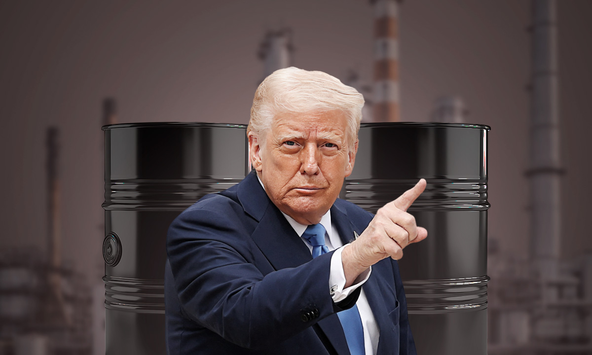 Petróleo cae más de 4% tras la propuesta de paz de Donald Trump a Irán