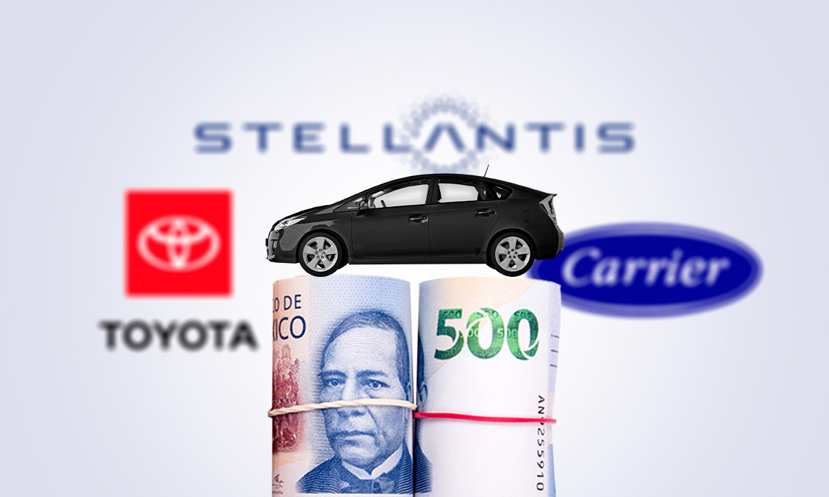 Toyota, Stellantis y Carrier lideran la inversión extranjera en México en 2025