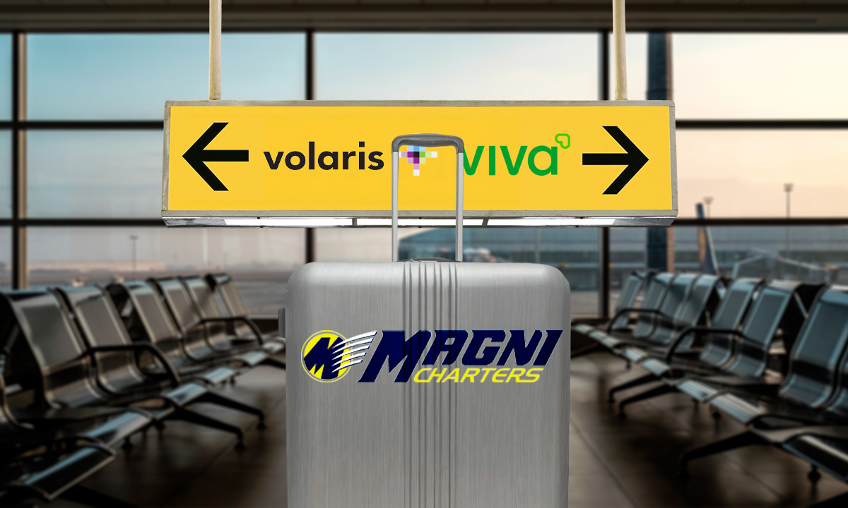 Magnicharters frena operaciones y deja mercado a Volaris y Viva