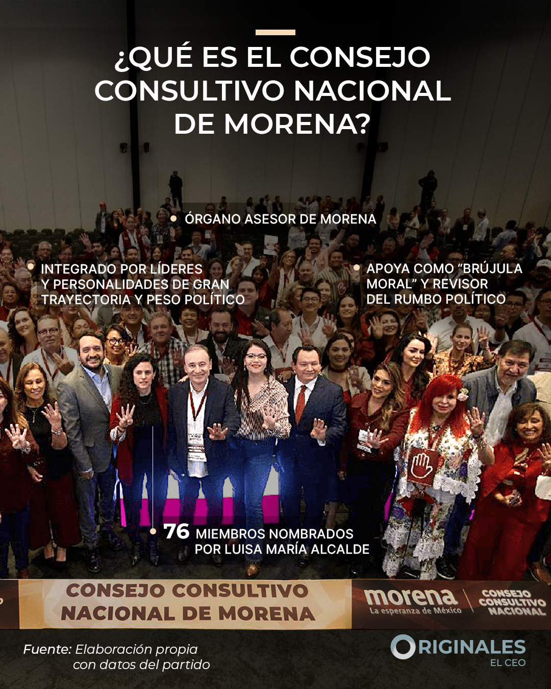 Qué es el Consejo Consultivo Nacional de Morena