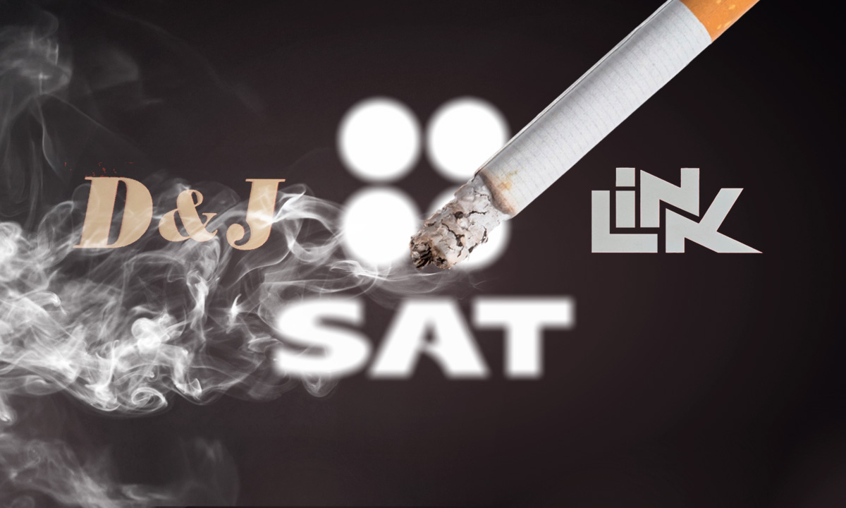 El SAT deja de recaudar más de 1,300 mdd por consumo de cigarros ilícitos