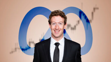 Meta cae en la bolsa