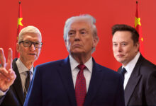 Elon Musk, Larry Fink y Tim Cook, entre los empresarios que acompañarán a Donald Trump a China