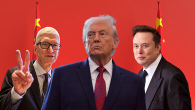 Elon Musk, Larry Fink y Tim Cook, entre los empresarios que acompañarán a Donald Trump a China