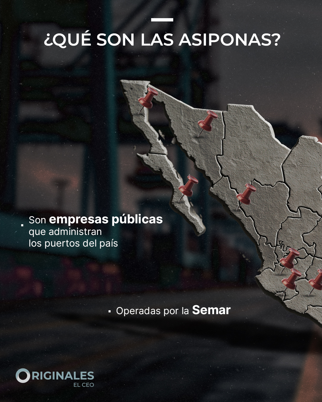 Las Asiponas deben coordinar las operaciones de buques cisternas, cargueros y cruceros, al tiempo que son clave en la seguridad de puertos como Manzanillo, Dos Bocas o Lázaro Cárdenas.
