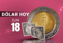 peso dólar 18 junio
