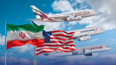 Aerolíneas afectadas por conflicto en medio oriente