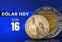 Peso dólar 16 de junio