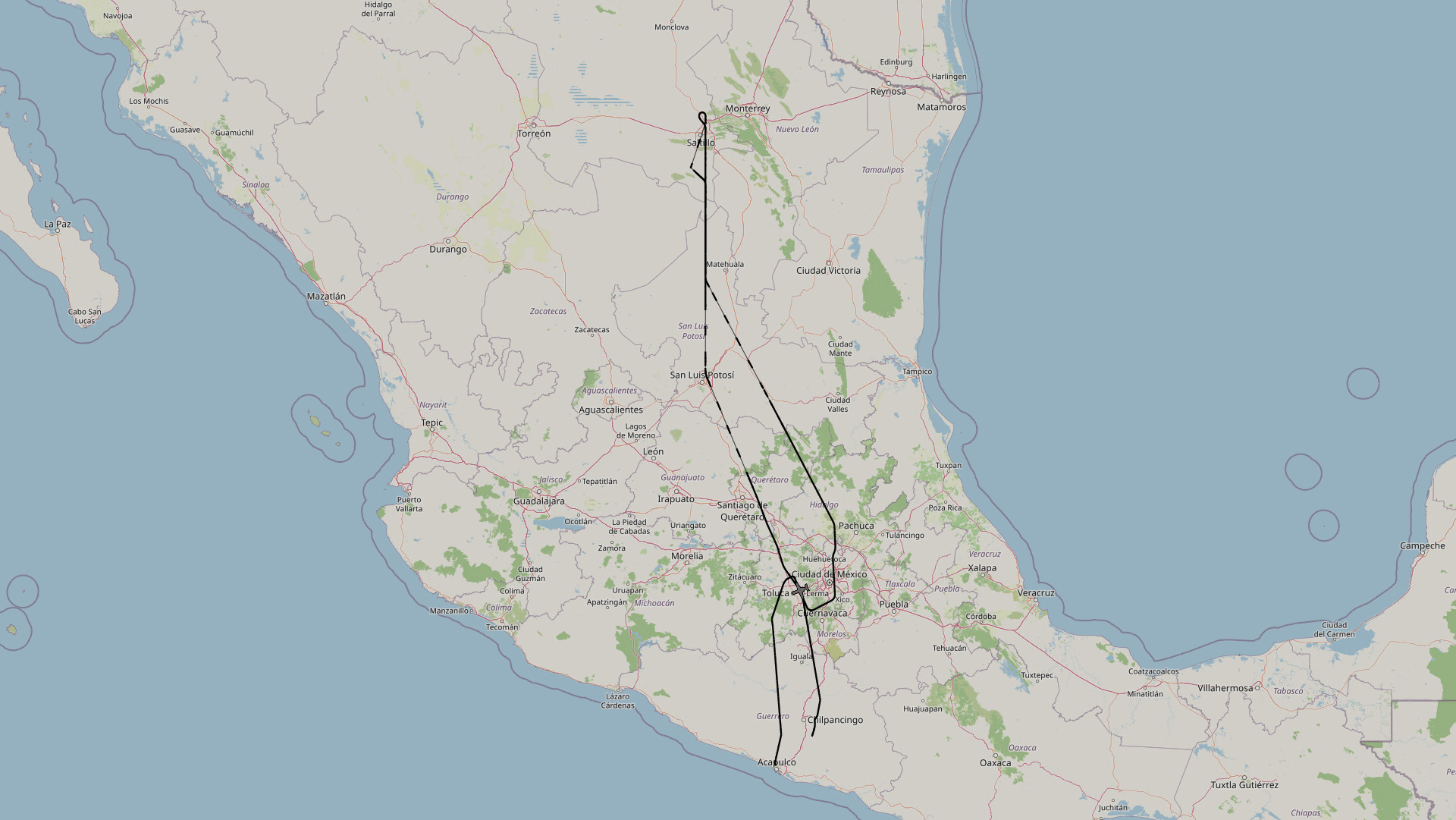 El avión del líder del SNTE voló a Acapulco