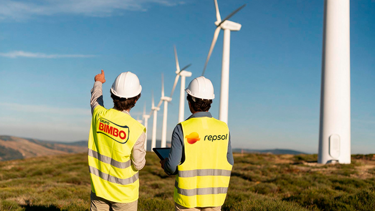 Repsol le dará electricidad renovable a Grupo Bimbo por los próximos 12 años