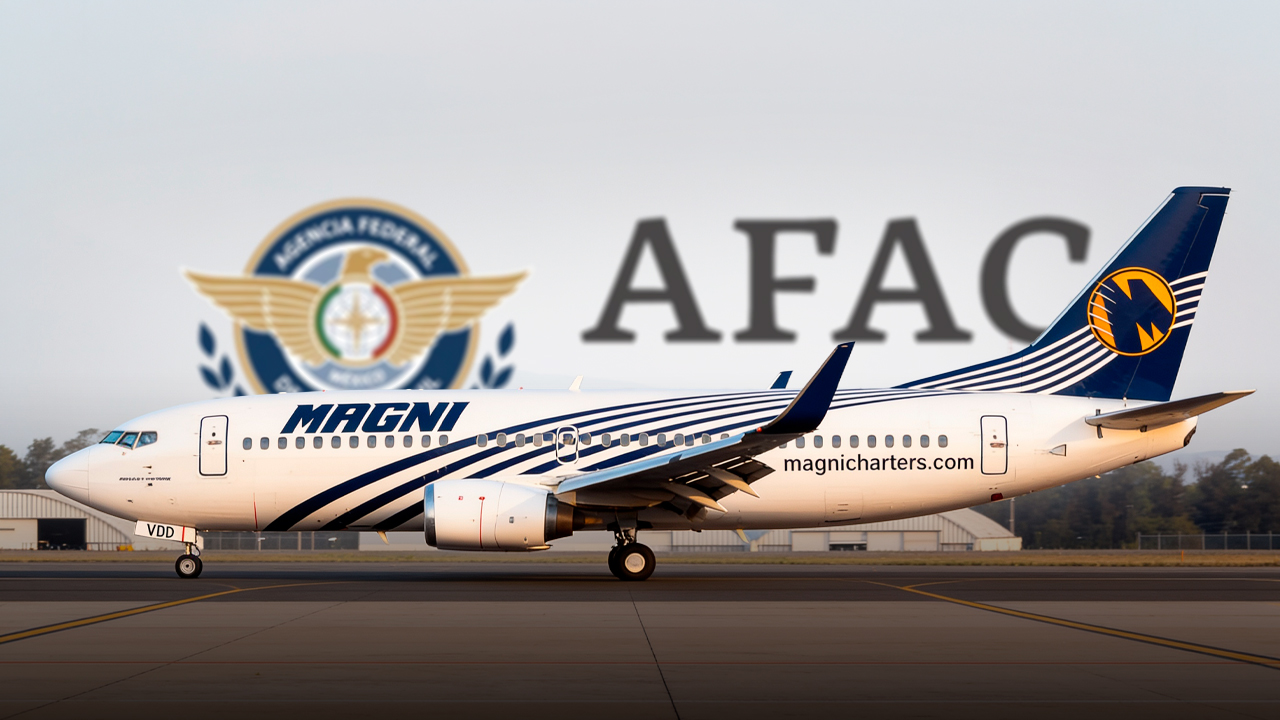 La autoridad aérea retiró el certificado a Magnicharters el 29 de junio, casi dos meses después de la suspensión de sus operaciones