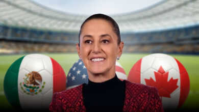 Claudia Sheinbaum logró conversar con sus homólogos de EU y Canadá durante la final del Mundial 2026