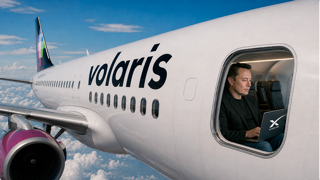 Starlink ‘despegará’ con Volaris: la aerolínea ofrecerá el internet satelital de Elon Musk en su flota