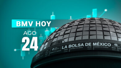 BMV rescata ganancias gracias a Gentera y suma cuatro sesiones al hilo en verde; el S&P y el Nasdaq caen